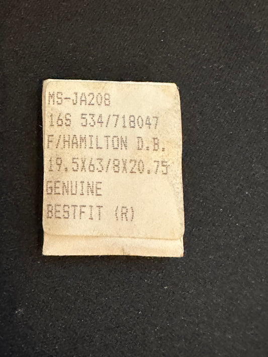 BESTFIT Mainspring JA208 for 16s Hamilton No. 534 / 718047 - Alloy