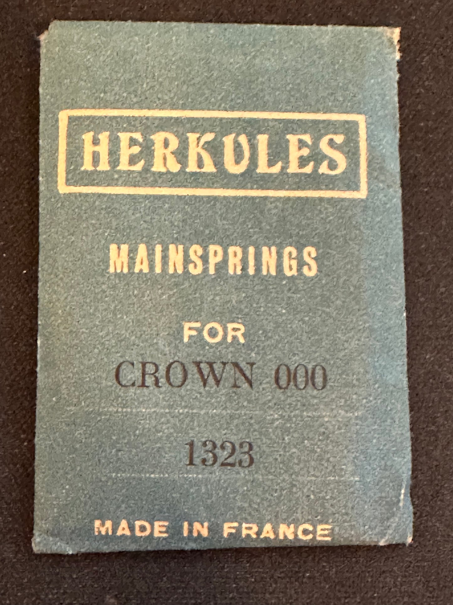 Herkules Mainspring for Crown (NY Standard) 3/0s No. 1323 - Steel