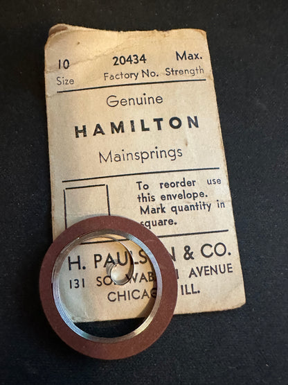 Paulson repackaged Hamilton Dynavar 10s Mainspring No. 20434 / 717102 - Alloy