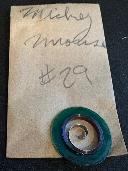 Ingersoll Mainspring for Kelton Wrist Watches, Aero, Major, Mickey Mouse