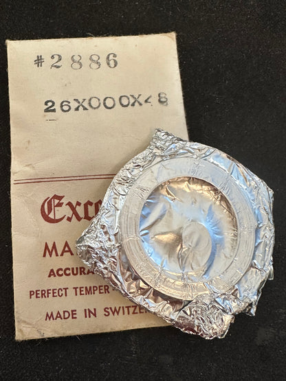 Excelsior #2886 Mainspring for Alarm / Travel Clocks - 26 x 3/0 x 48