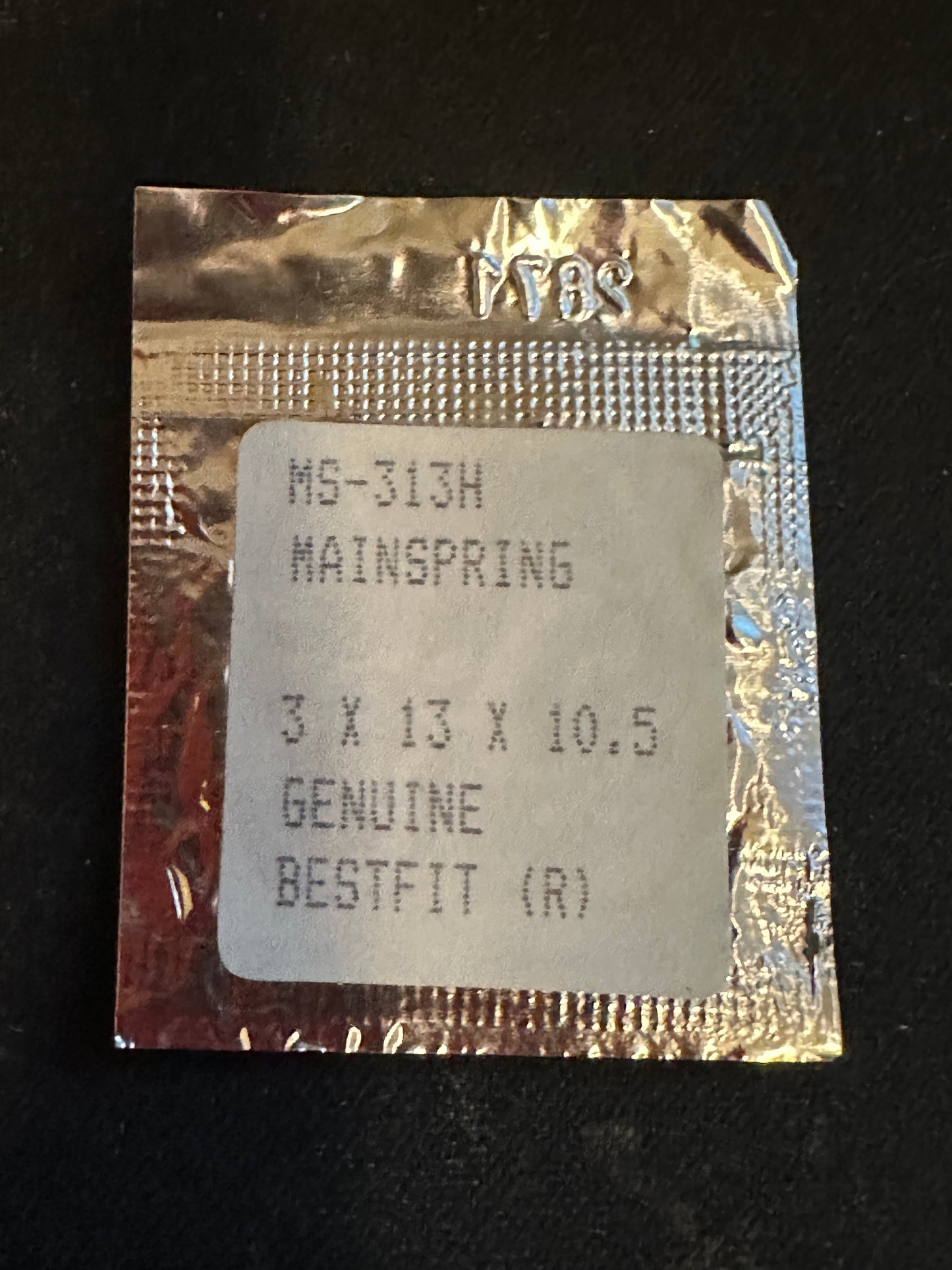 BESTFIT Mainspring 313H for Beguelin 71, Eterna 675, Vulcain 78 - Alloy