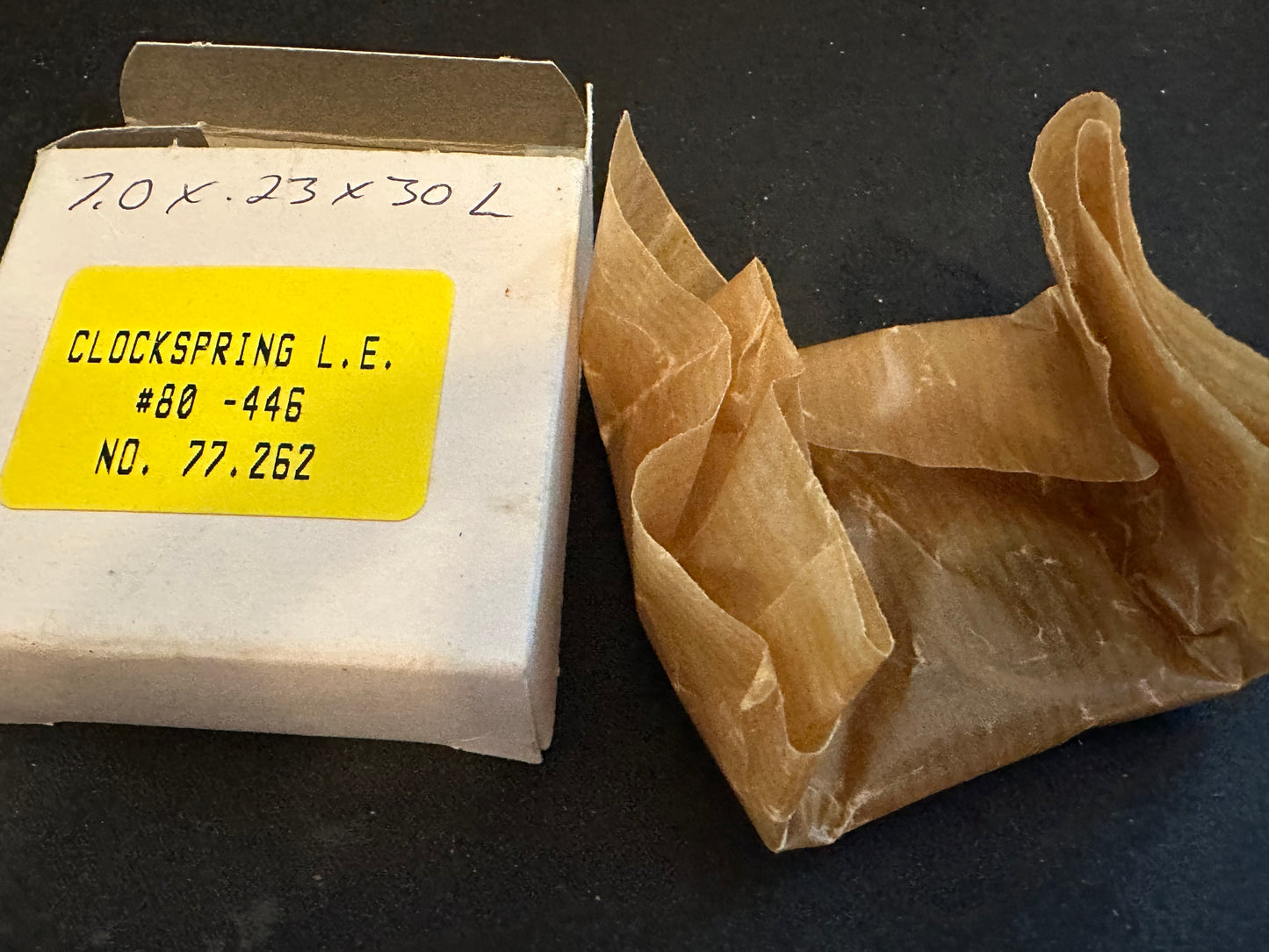 Loop End Clock Mainspring – 7.0mm x .23mm x 30″ Long - No. 80-446