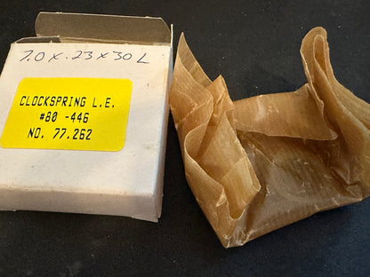 Loop End Clock Mainspring – 7.0mm x .23mm x 30″ Long - No. 80-446