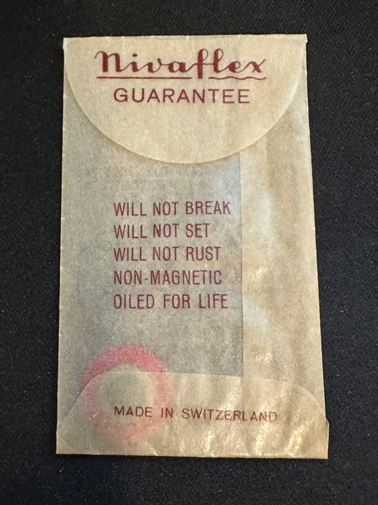 Nivaflex Unbreakable Mainspring N4311 for Eterna 600, Gruen 153, Font 344, 8344 +many more - Alloy