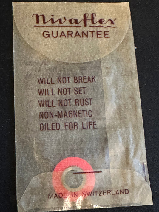 Nivaflex Unbreakable Mainspring N6164 for Alpina 568, Culmina 91, Election 415 +many more - Alloy