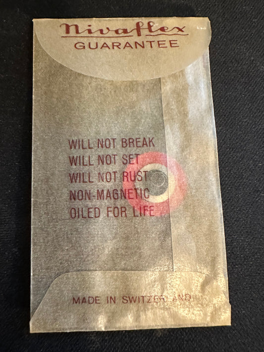 Nivaflex Unbreakable Mainspring N6389 for AS 1475 Alarm, Bulova 13AN, 11AERC, FEF 290, 330, 310 & 340 - Alloy