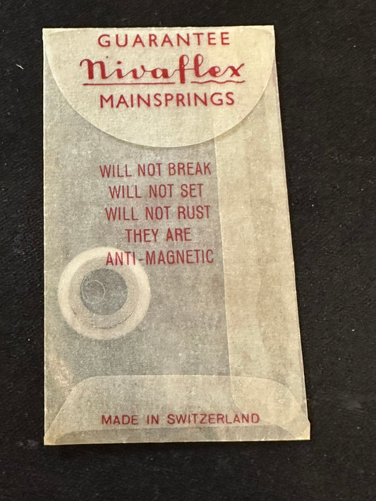 Nivaflex Unbreakable Mainspring N7201A for Venus 175, 189 Chronograph - Alloy