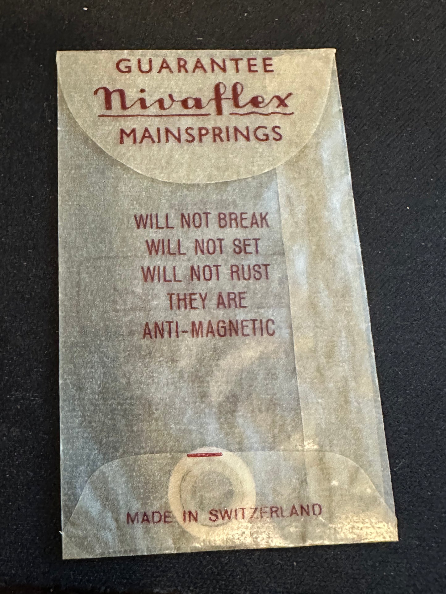 Nivaflex Unbreakable Mainspring N2173A for Gruen caliber 480 automatic - Alloy