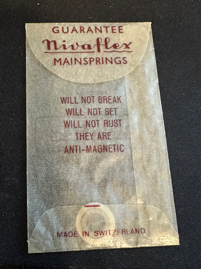 Nivaflex Unbreakable Mainspring N2173A for Gruen caliber 480 automatic - Alloy