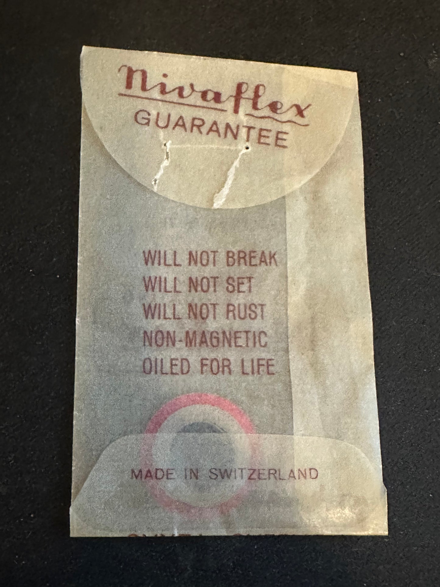 Nivaflex Unbreakable Mainspring N6409 for Valjoux caliber 22, 71 Chronograph - Alloy