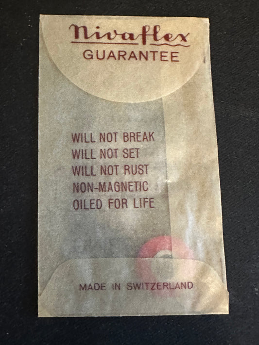 Nivaflex Unbreakable Mainspring N6177A for Bulova 8AL- Alloy