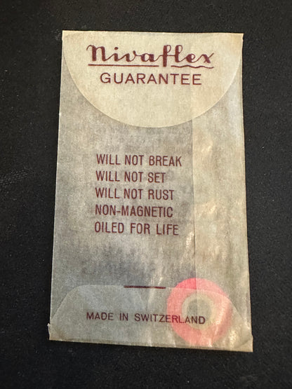 Nivaflex Unbreakable Mainspring N2208 for Bulova 4AK, 4AL, 5AP, 5P, ETA 511, 670 - Alloy