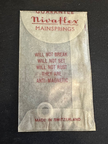 Nivaflex Unbreakable Mainspring N6144 for AS caliber 1111, 1179 - Alloy