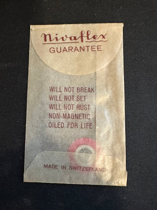 Nivaflex Unbreakable Mainspring N7145 for Caravelle 11OAC, 11OEC, Elgin 824, 825 (AS/ST 1686) - Alloy