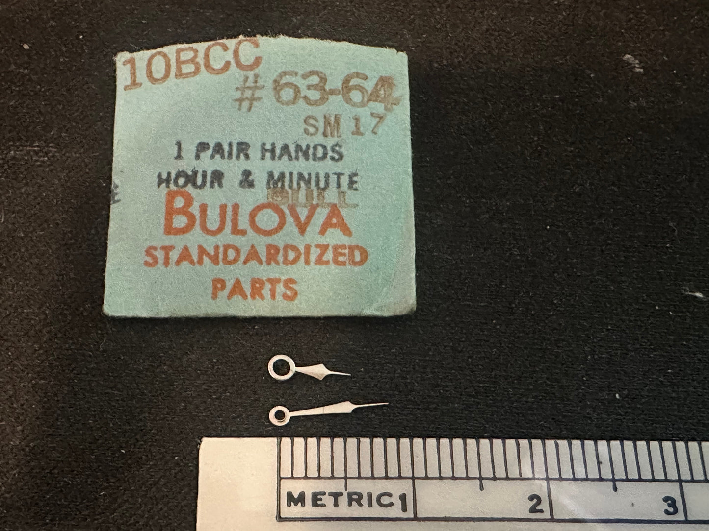 Bulova Factory Hands for caliber 10BCC, Silver SM17