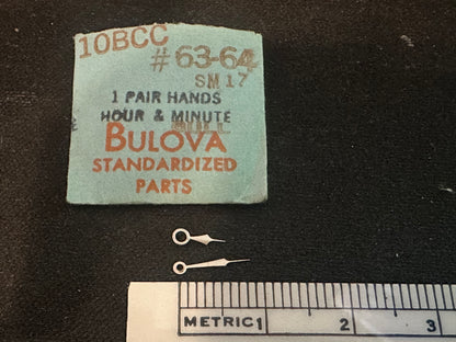 Bulova Factory Hands for caliber 10BCC, Silver SM17
