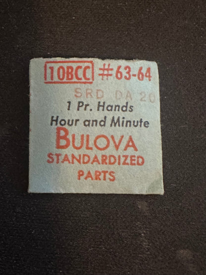Bulova Factory Hands for caliber 10BCC, Silver DA20
