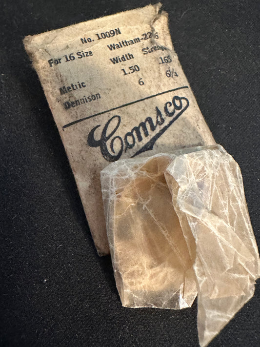 Comsco Mainspring #1009N for Waltham 16s Timer Factory No. 2246 - Steel