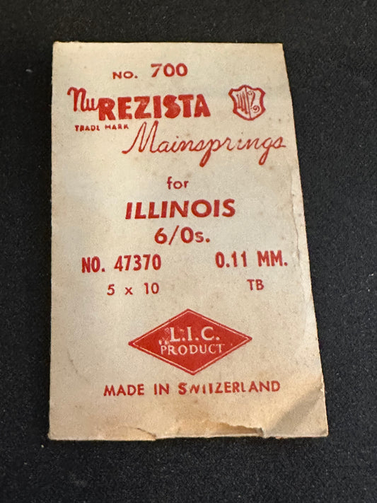 NuREZISTA Mainspring #700 for Illinois 6/0s No. 47370 - Steel