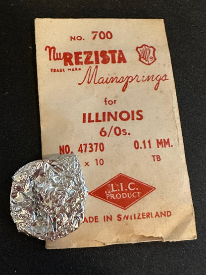 NuREZISTA Mainspring #700 for Illinois 6/0s No. 47370 - Steel
