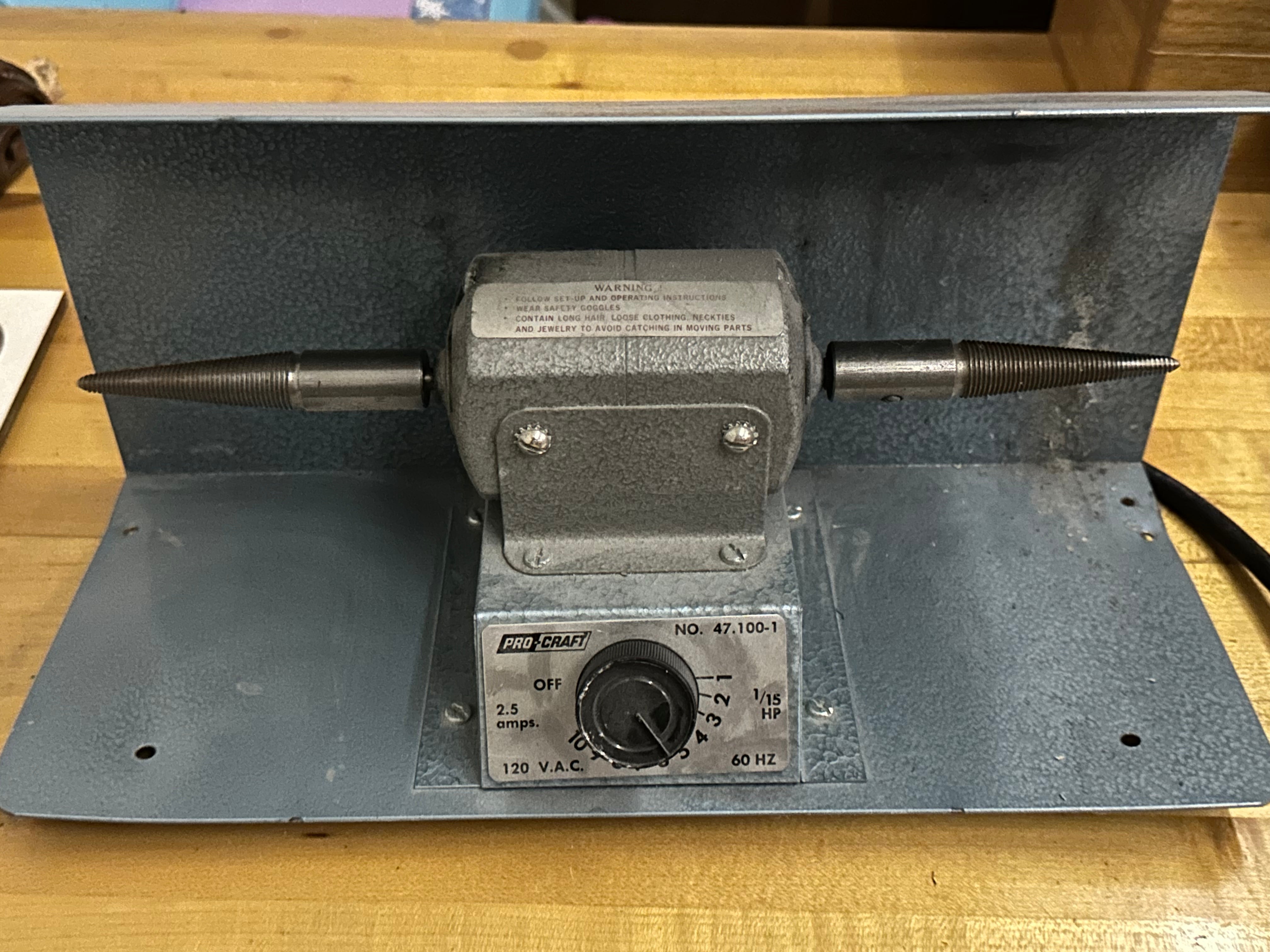Pro Craft Jewelry Polisher Buffer Machine Model 47.100-1 – Vintage Time ...