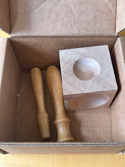 Dapping Wood Dent Remover for Jewelry, Watch, & Clock Making