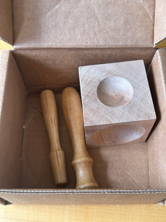 Dapping Wood Dent Remover for Jewelry, Watch, & Clock Making