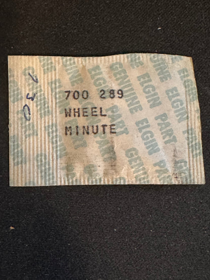 Elgin Factory Minute Wheel for grades 700 thru 705, 740 thru 744, etc - new in envelope