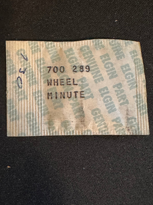Elgin Factory Minute Wheel for grades 700 thru 705, 740 thru 744, etc - new in envelope