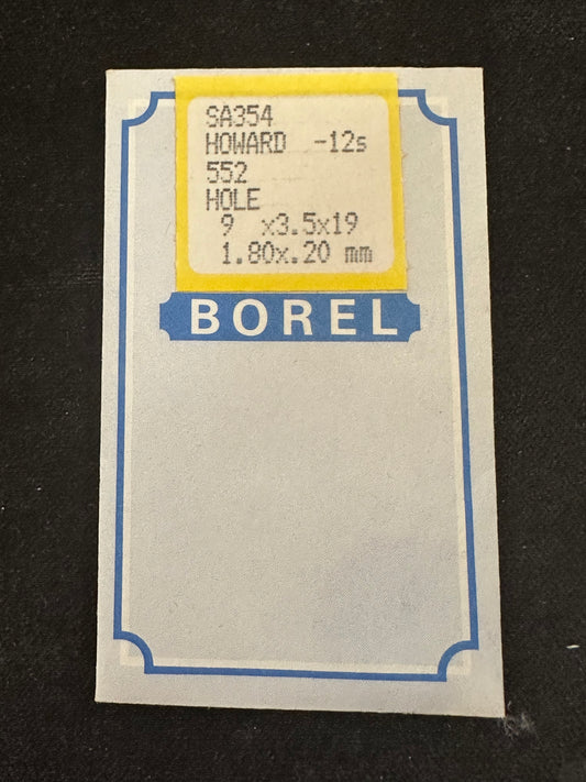 BOREL Mainspring SA354 for Howard 12s No. 552 - Alloy