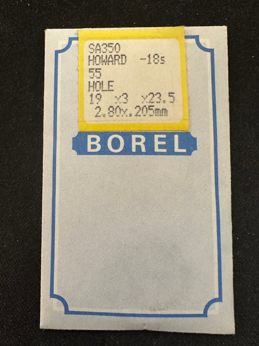 BOREL Mainspring SA350 for Howard 18s No. 55 - Alloy