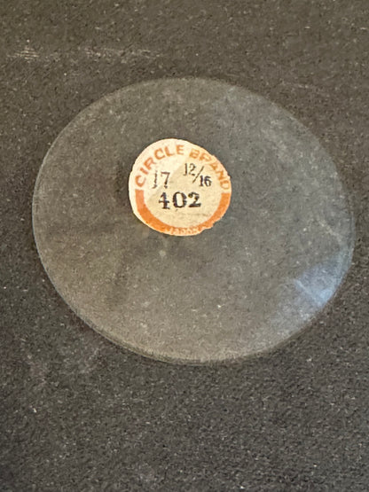 Circle Brand Vintage Glass Watch Crystal 17-12/16 (40.2mm) - NOS