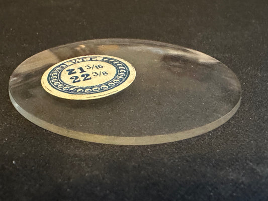 VTF Vintage Glass Pocket Watch Crystal 21-3/16 (~47.8mm) - NOS