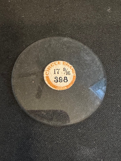 Circle Brand Vintage Glass Watch Crystal 17-9/16 (39.8mm) - NOS