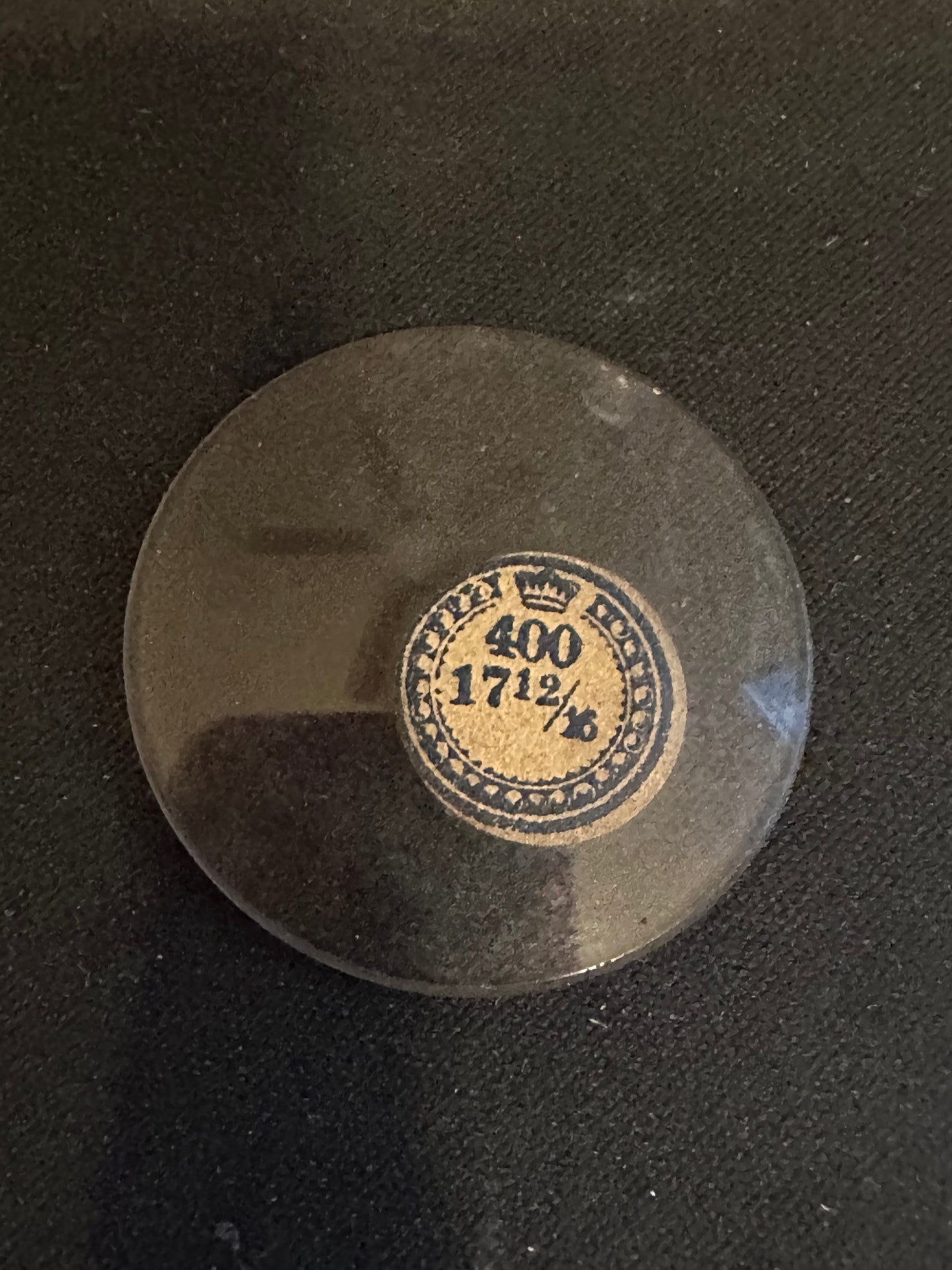 Crown Vintage Glass Pocket Watch Crystal 17-12/16 (~40.9mm) - NOS