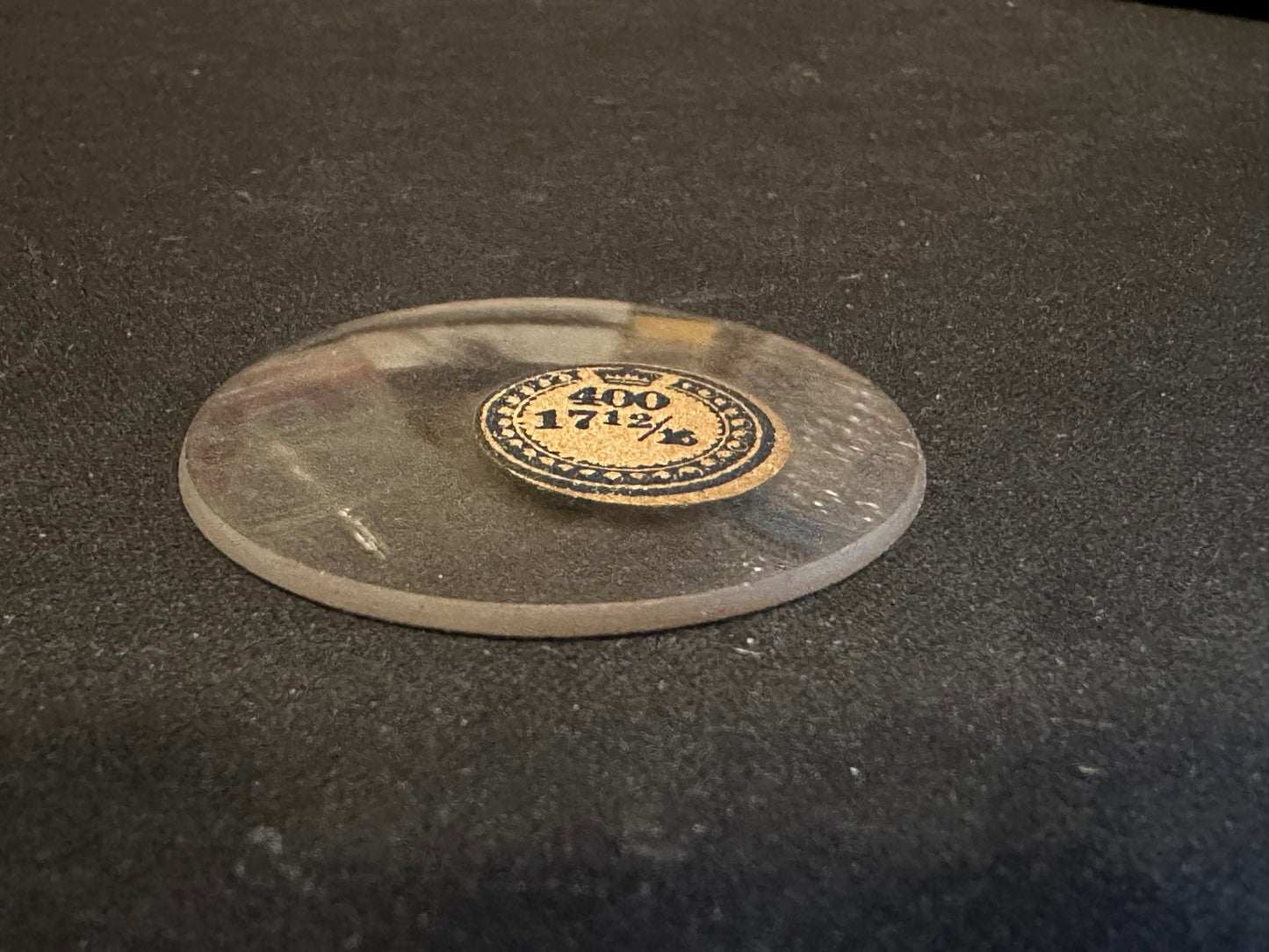 Crown Vintage Glass Pocket Watch Crystal 17-12/16 (~40.9mm) - NOS