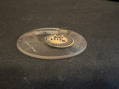 Crown Vintage Glass Pocket Watch Crystal 17-12/16 (~40.9mm) - NOS