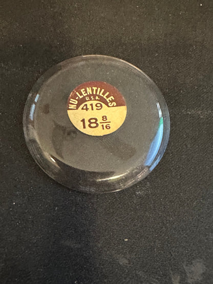 L.I.C Vintage Glass Pocket Watch Crystal 18-8/16 (~41.9mm) - NOS