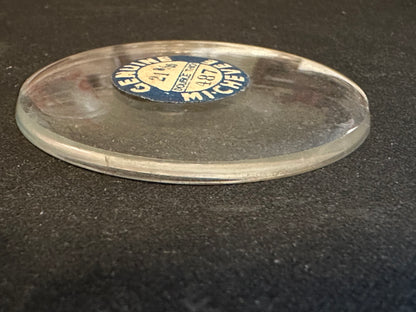 Marco Mi-Chevee Vintage Glass Pocket Watch Crystal 21-8/16 (48.7mm) 1.85mm THICK - NOS