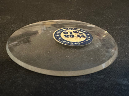 VTF Vintage Glass Pocket Watch Crystal 21-13/16 (~49.2mm) - NOS