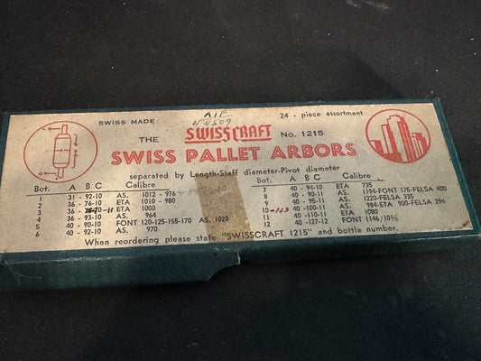 Swisscraft Assortment #1215 of Common Swiss Pallet Arbors in box