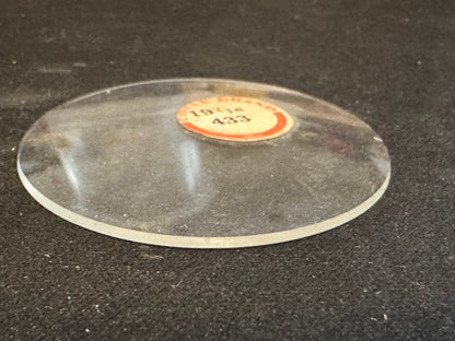 Circle Brand Vintage Glass Pocket Watch Crystal 19-2/16 (~43.3mm) - NOS