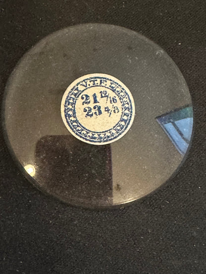 VTF Vintage Glass Pocket Watch Crystal 21-12/16 (~49.1mm) - NOS