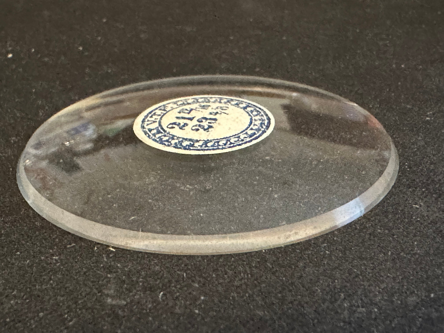 VTF Vintage Glass Pocket Watch Crystal 21-12/16 (~49.1mm) - NOS