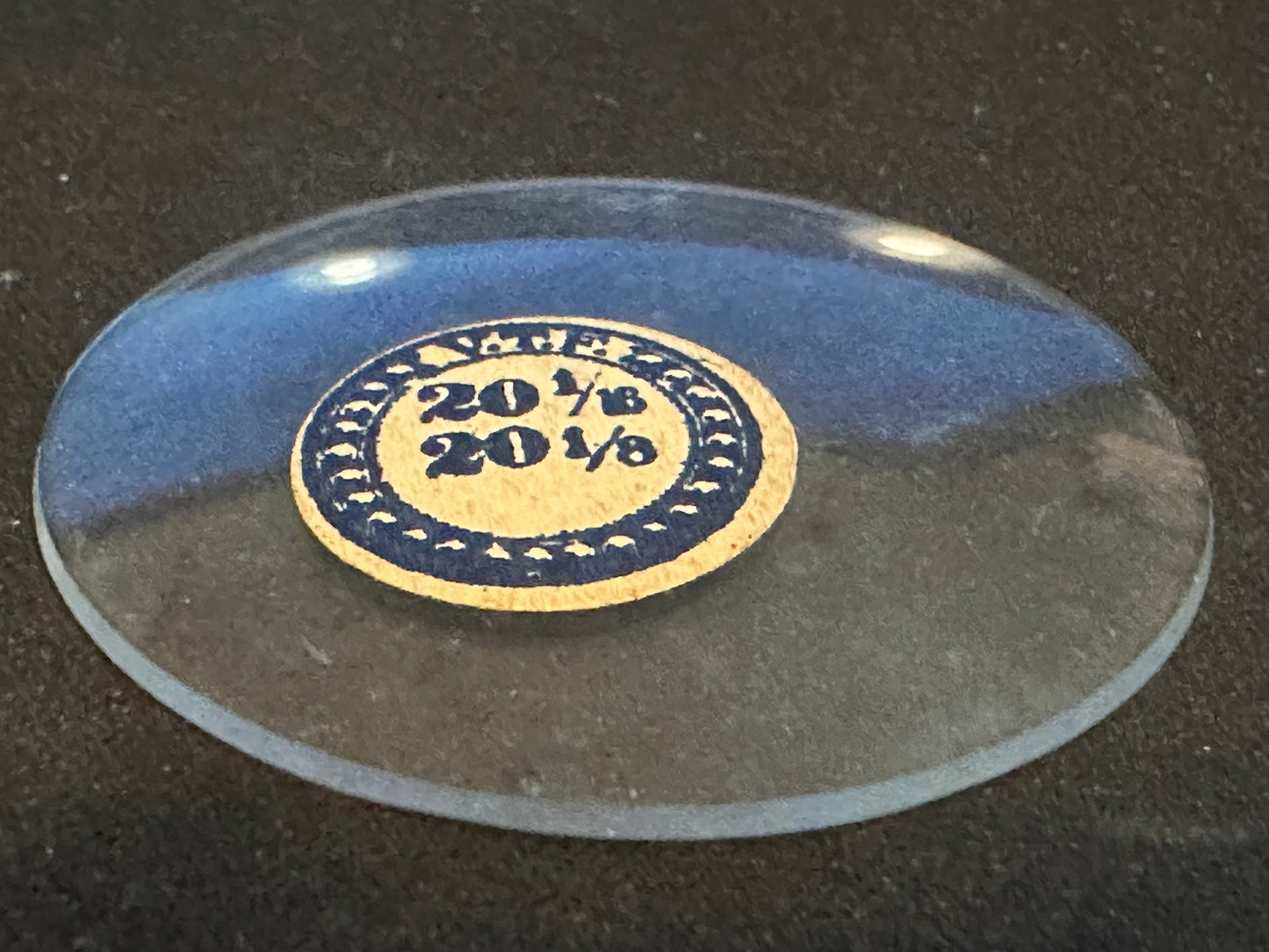 VTF Vintage Glass Pocket Watch Crystal 20-1/16 (~45.3mm) - NOS