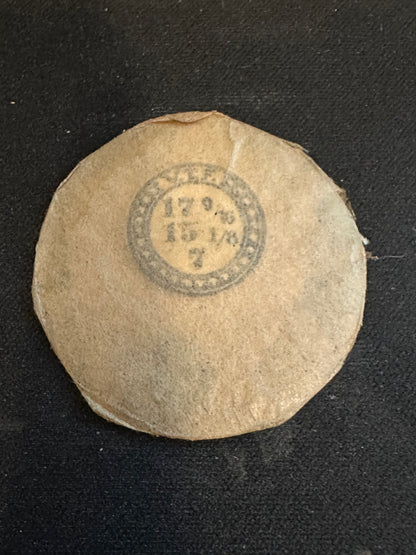 VTF Vintage Glass Hunting Case Watch Crystal 17-9/16 (~39.6mm) - NOS