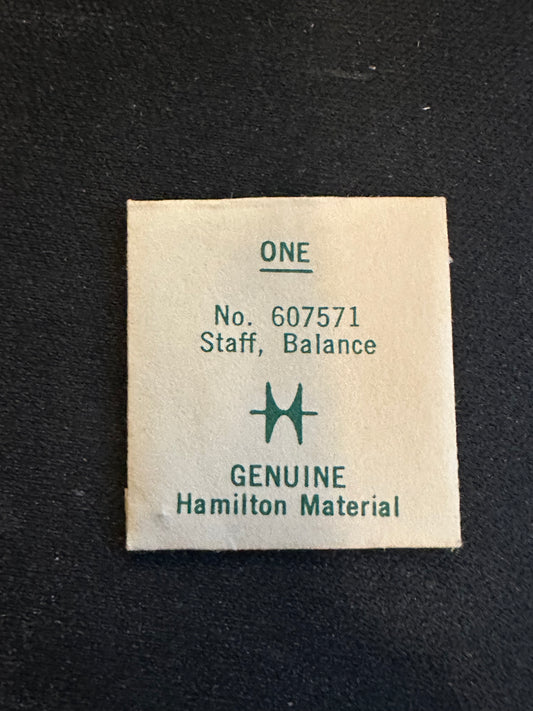 Hamilton Factory Balance Staff for Bracelet Grades 750, 751, 756, 911, 911M - New