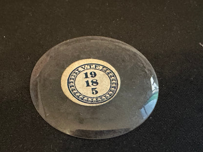 VTF Vintage Glass Hunting Case Watch Crystal 19-0/16 (~42.9mm) - NOS