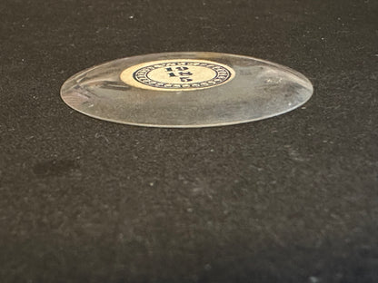 VTF Vintage Glass Hunting Case Watch Crystal 19-0/16 (~42.9mm) - NOS